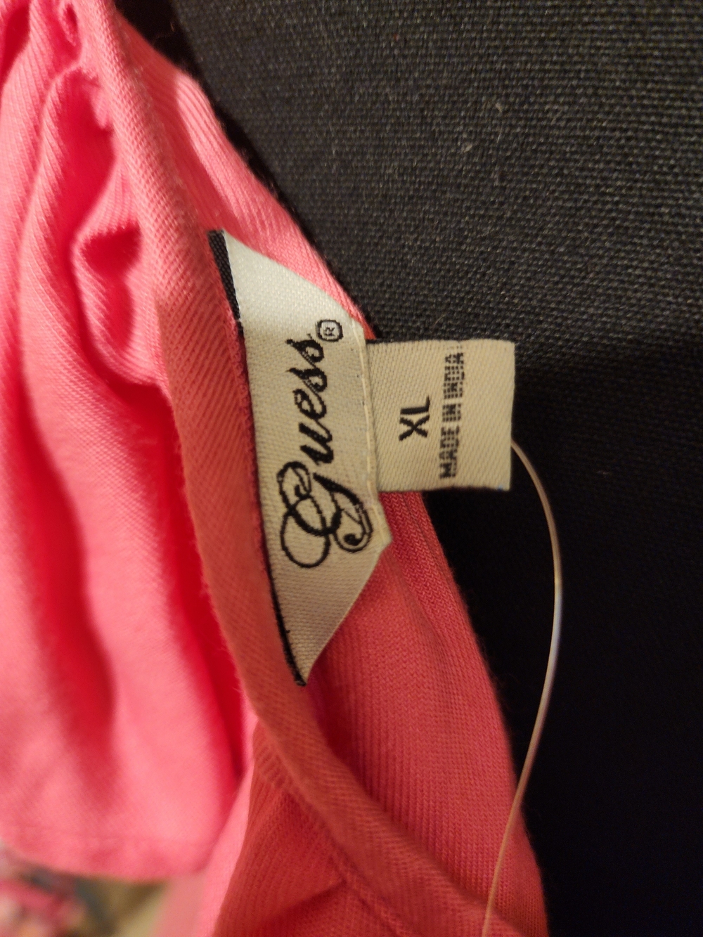 GUESS One-Shoulder Pink Ruffle Top - Picture 4 of 4